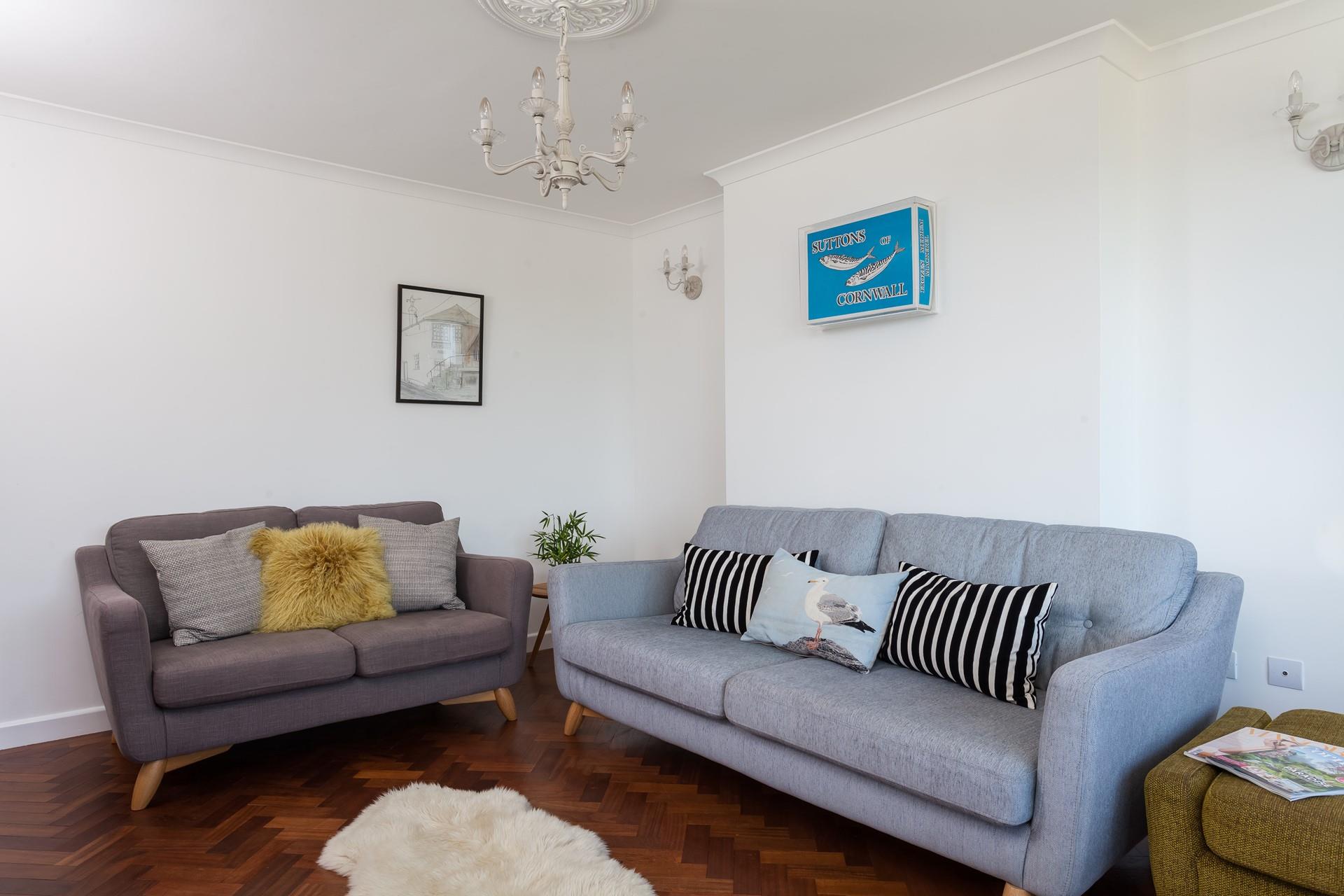 Contemporary furnishings make this home from home an ideal base to come back to.