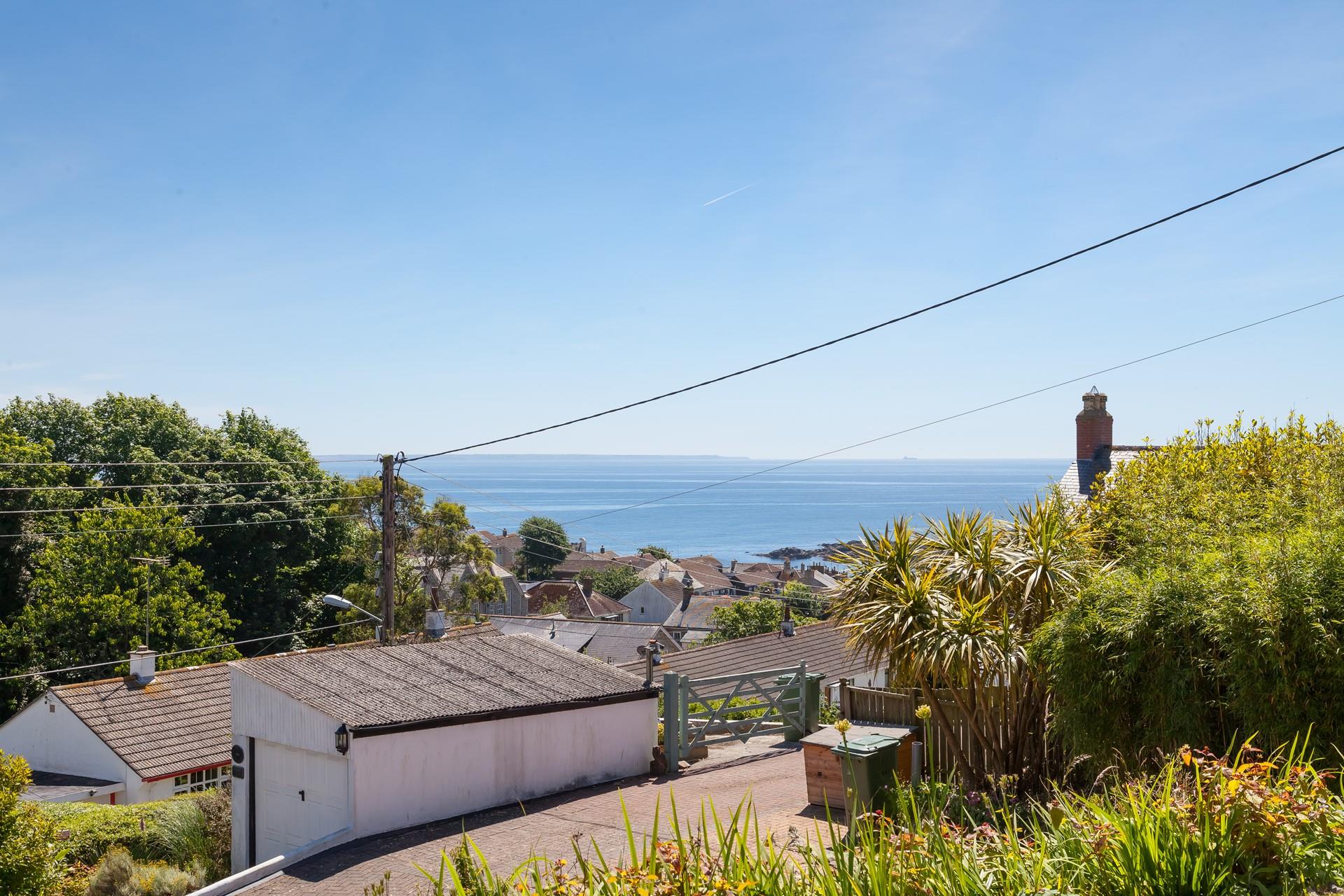 Enjoy panoramic sea views of Cornwall's rugged coastline.