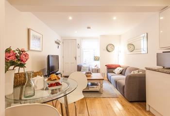 A restored fisherman's cottage, Harbour View Cottage is now a cosy retreat whatever the season.
