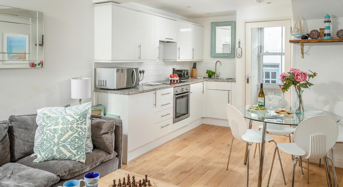 Open plan living ensures the property feels light and spacious.