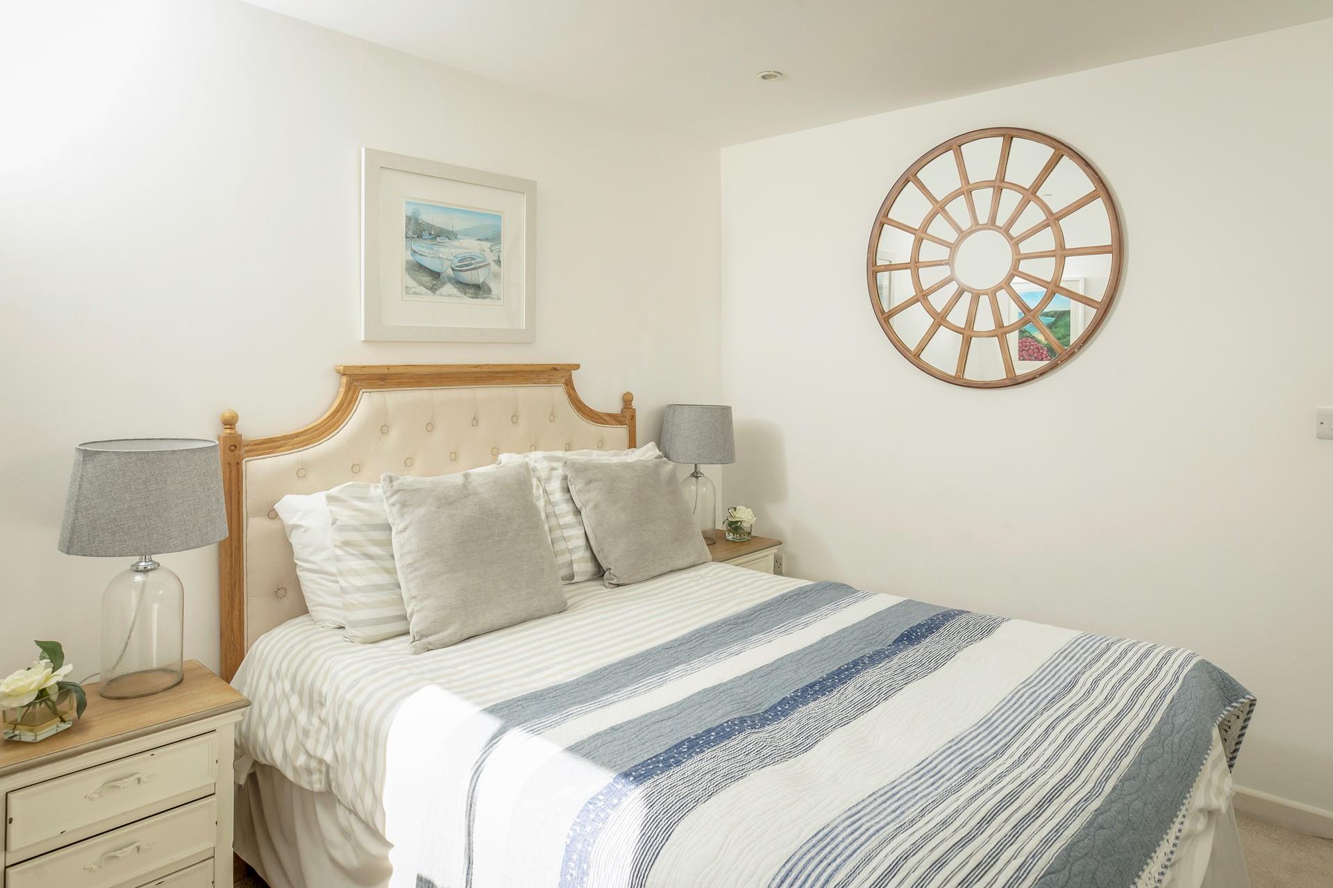 After a fun-filled day exploring St Ives, snuggle down in this sumptuous bed.
