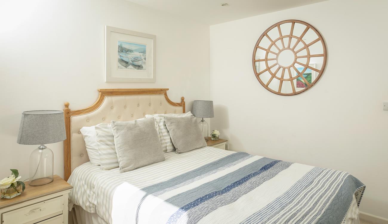 After a fun-filled day exploring St Ives, snuggle down in this sumptuous bed.