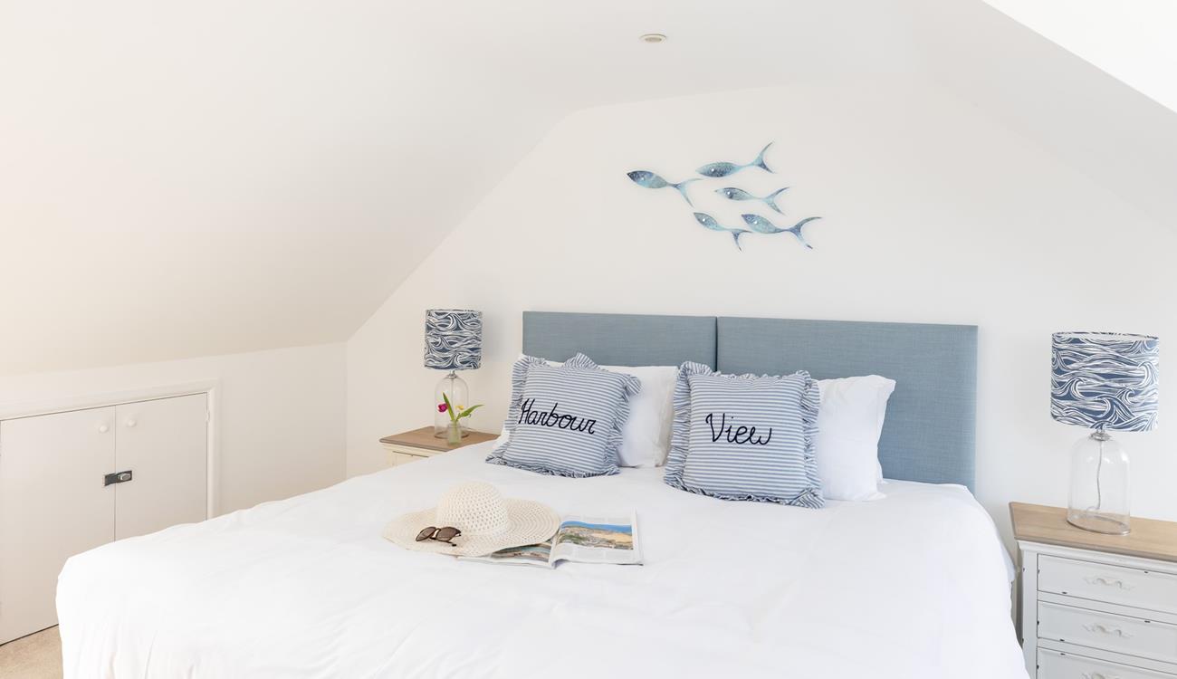 Enjoy a slow start to your morning with some reading in bed.