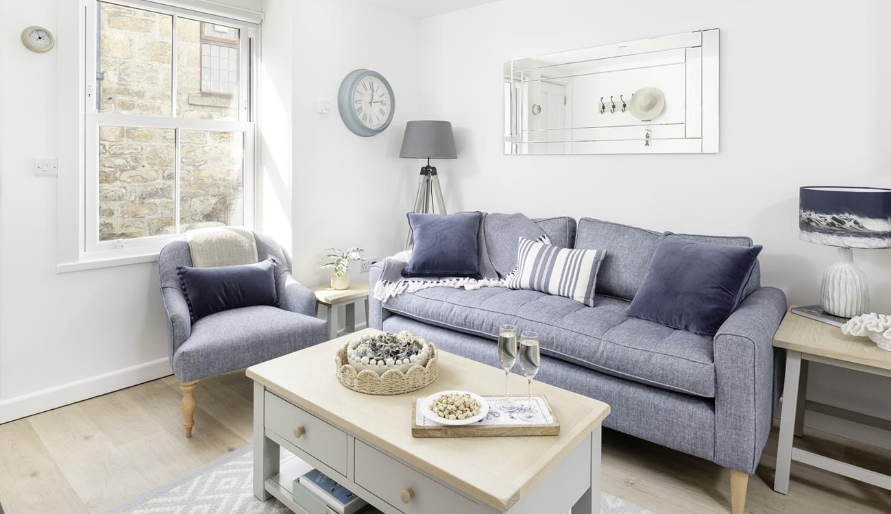 Lounge on the sofa with a book after a day of exploring. 