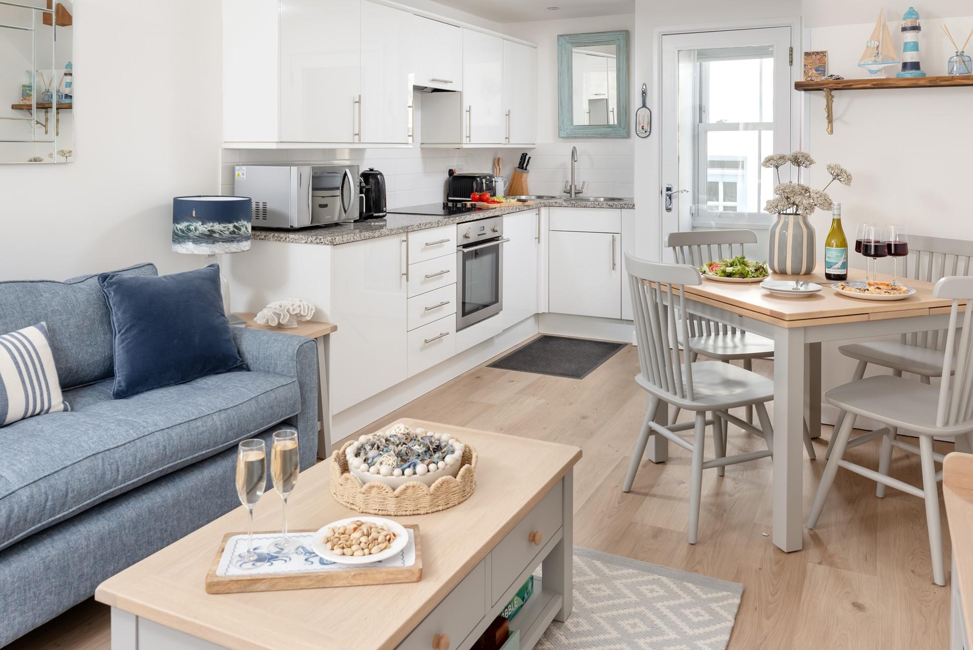 Enjoy each other's company with open plan living.