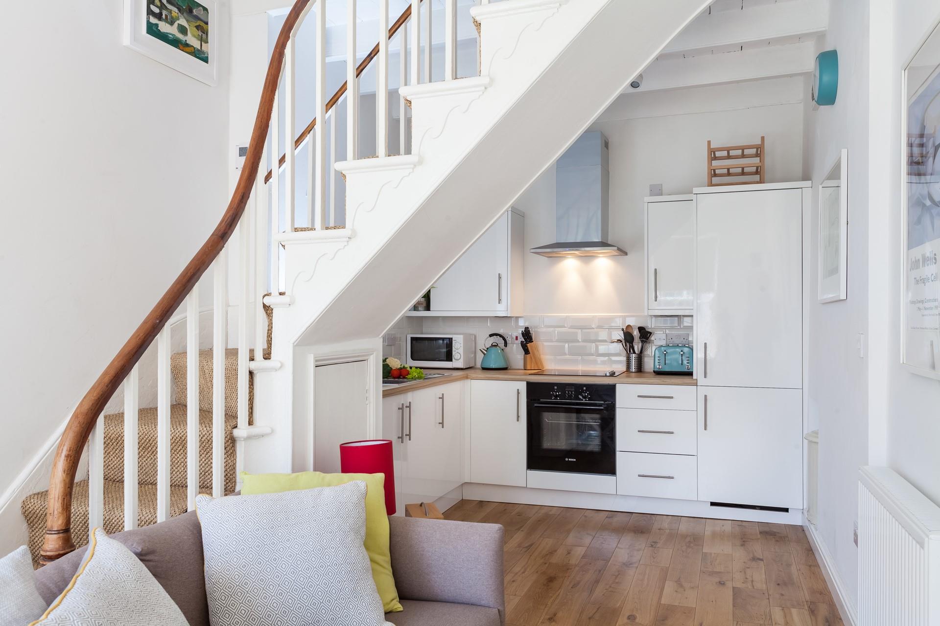 The kitchen is well-equipped for rustling up tasty meals.