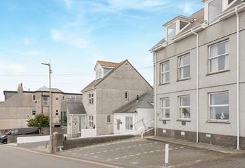 There is private parking outside Rough Seas Loft.
