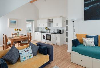 Dormer windows add a fantastic sense of character and allow guests to make the most of the stunning views.