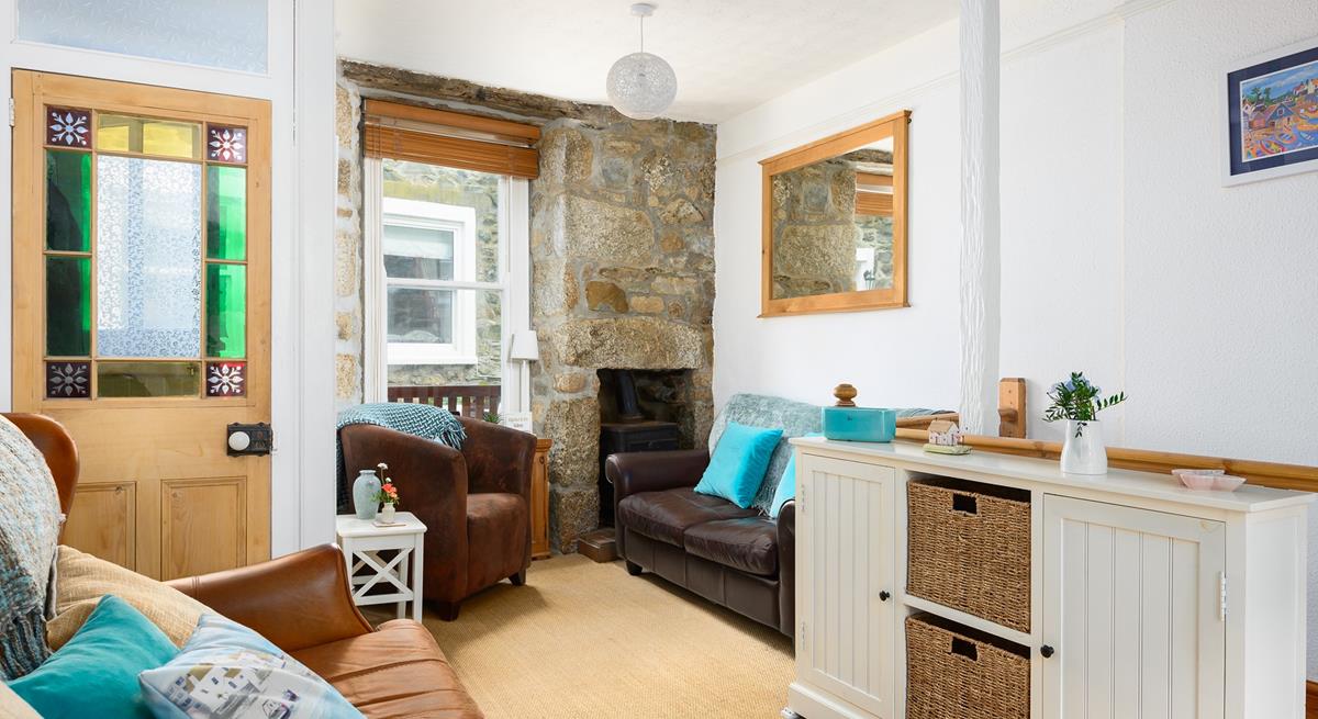 The sitting room is filled with character and charm and is the perfect space to relax in the evenings.