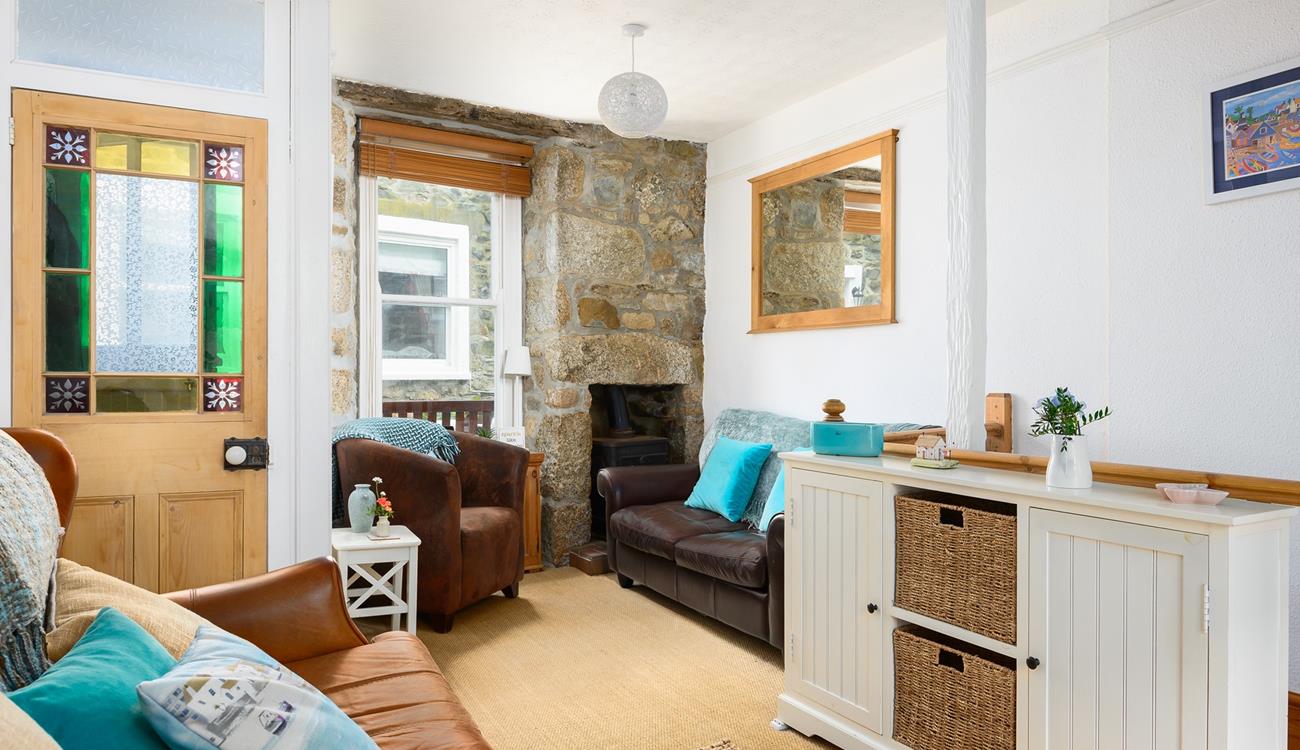 The sitting room is filled with character and charm and is the perfect space to relax in the evenings.