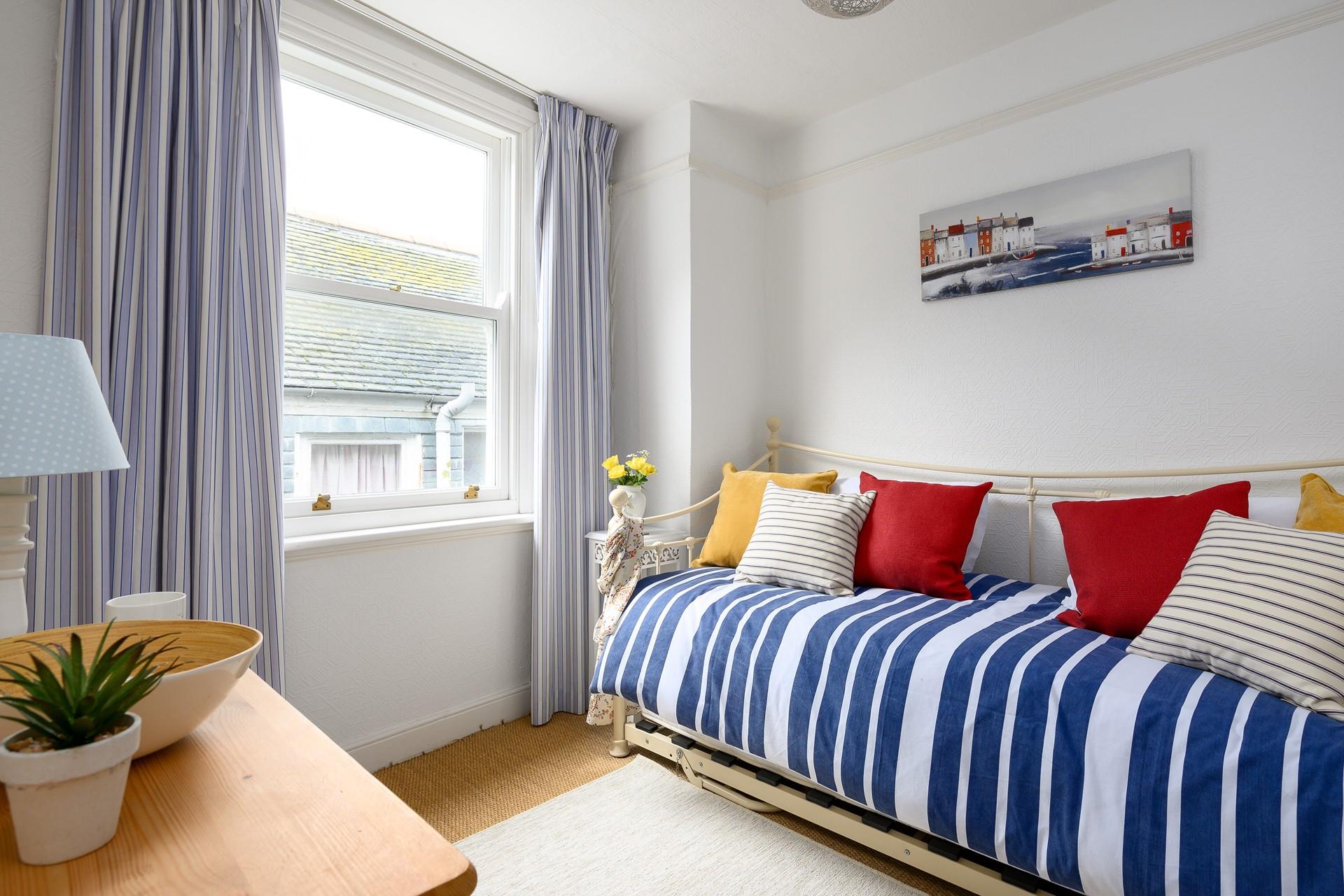 The kids will love the snug room, a space to relax without the adults around.