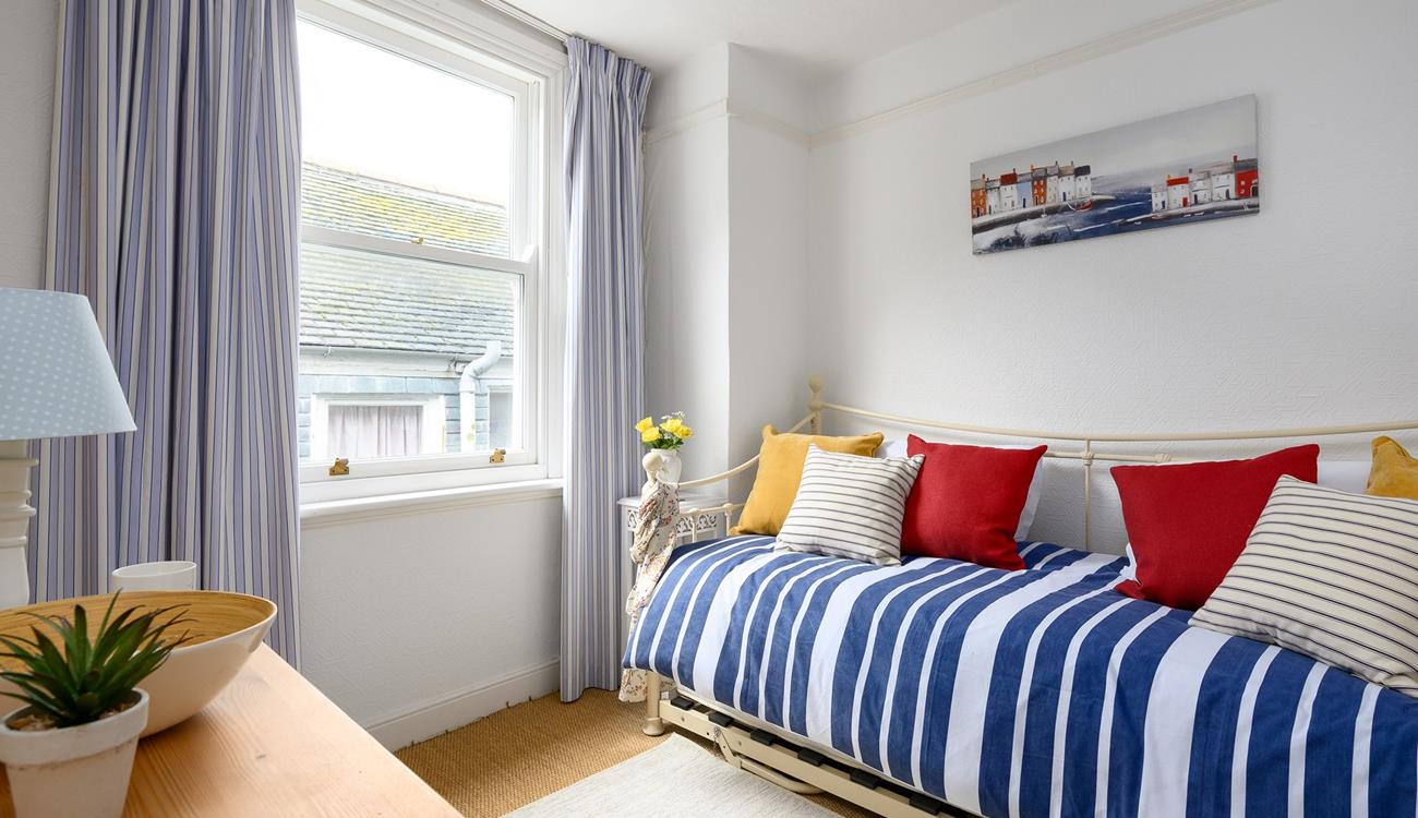 The kids will love the snug room, a space to relax without the adults around.