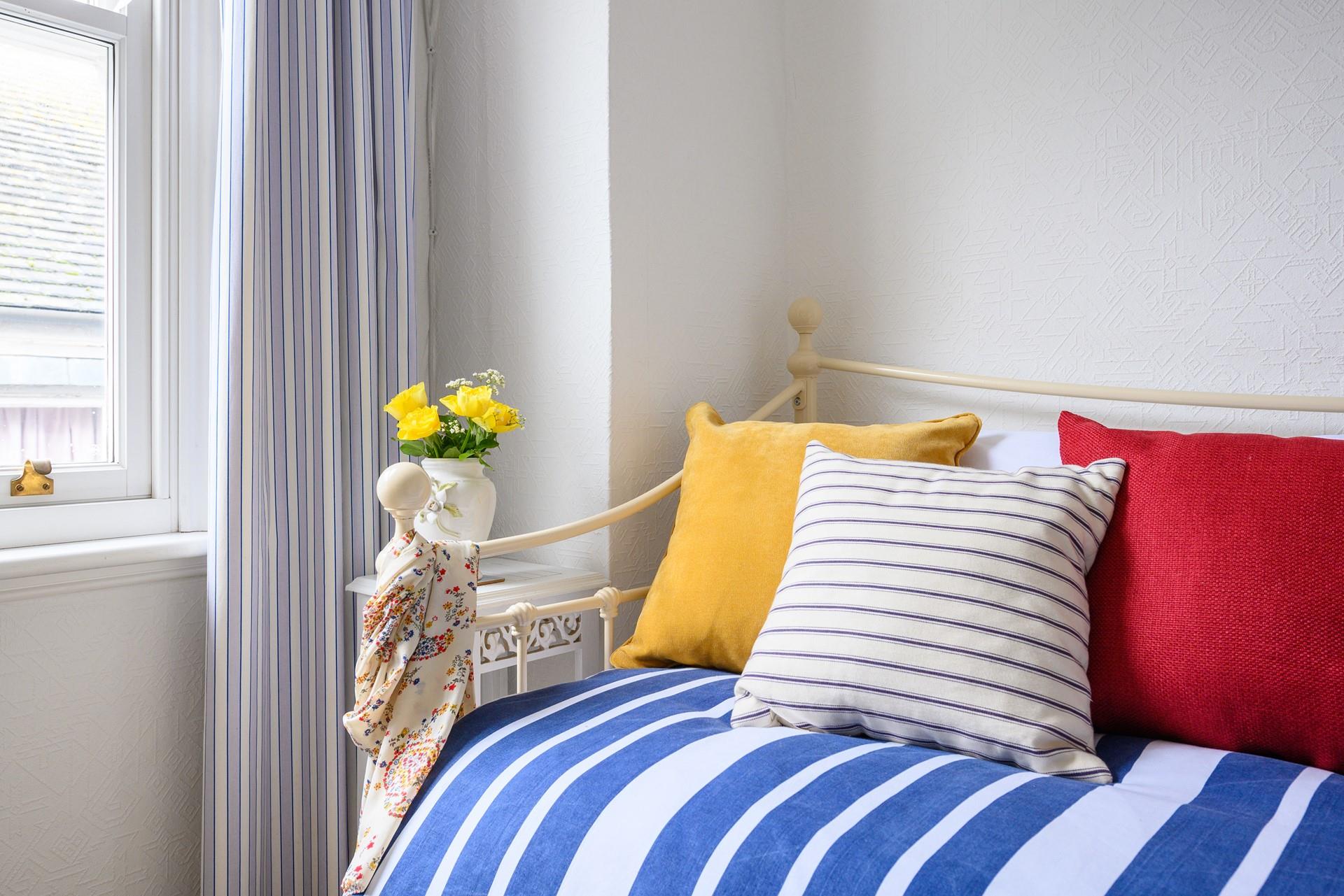 The kids will love relaxing in the snug after a day on the beach.