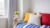 The kids will love relaxing in the snug after a day on the beach.