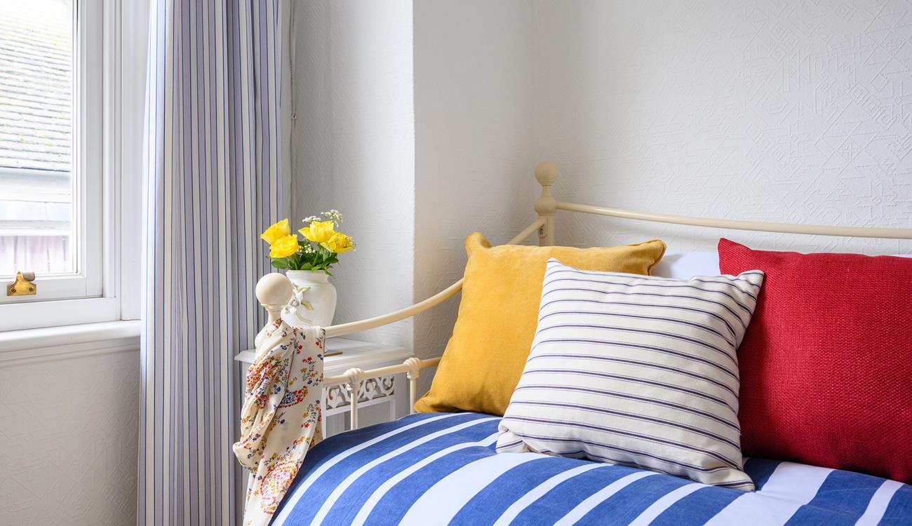 The kids will love relaxing in the snug after a day on the beach.