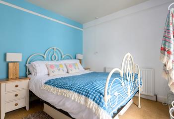 Bedroom 1 is beautifully decorated, sip your morning coffee from the cosy double bed while you make plans for the day.