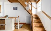 Climb the stairs to bed after a busy day exploring the Cornish coastline. - Thumbnail Image