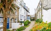 Tykky Dyw is tucked away in a beautiful street in the heart of St Ives, the access is well maintained with borders bursting with life. - Thumbnail Image
