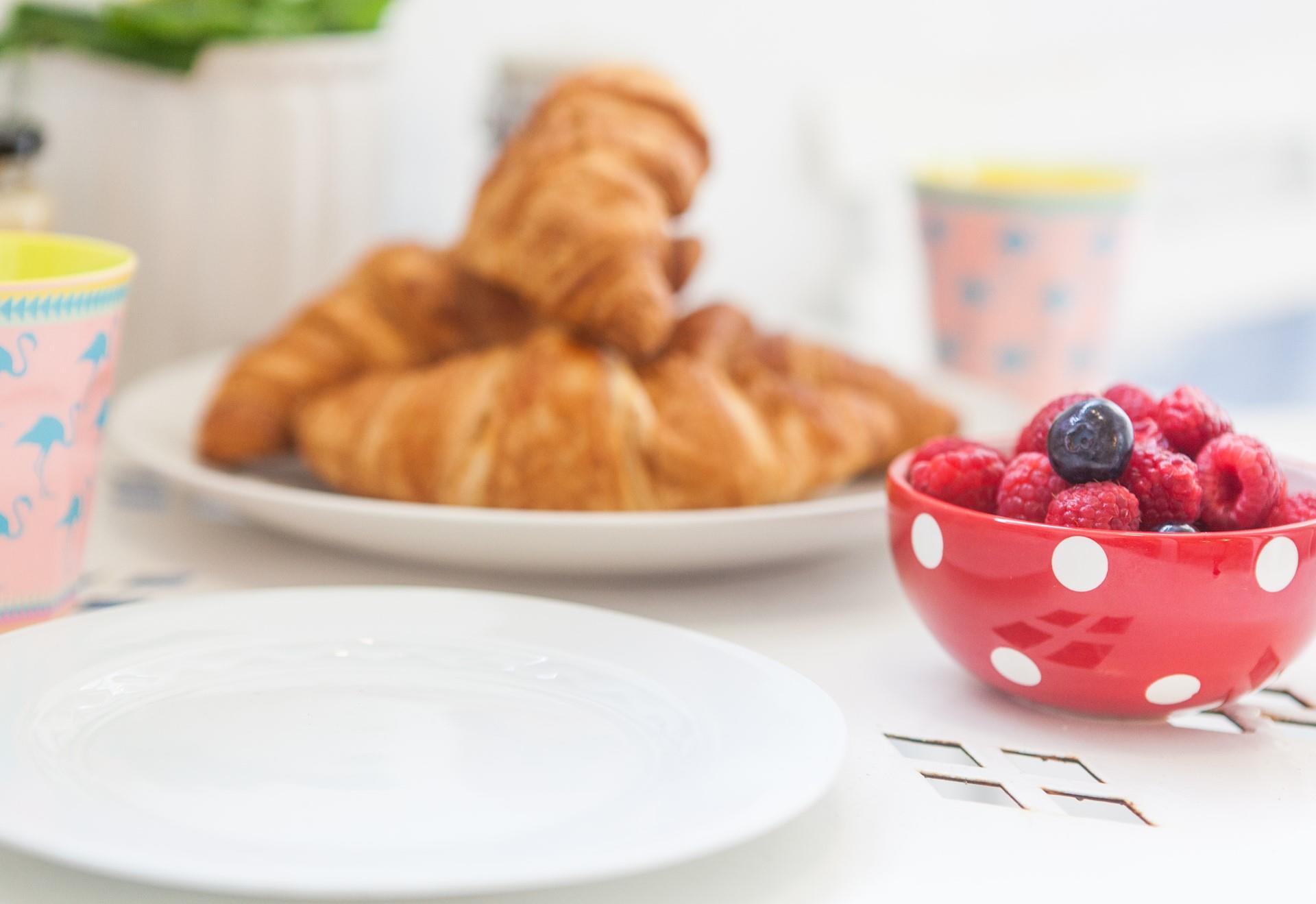 Enjoy a laid back brunch on the bistro table and chairs in the courtyard.