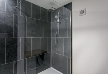 The shower room is perfect when you climb out of the pool or after a big workout in the gym.