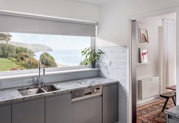 Enjoy possibly one of the best views whilst washing up.
