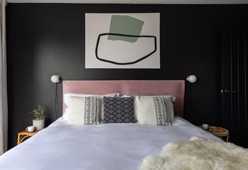 Bedroom 4 has a super king zip and link bed, offering flexible sleeping arrangements.