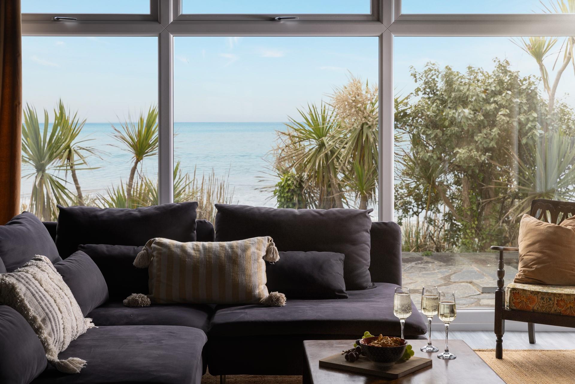 Open a bottle of your favourite wine and sink into the cosy sofa for a family movie night.