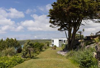 Stroll through the lush greenery of the sub-tropical gardens.