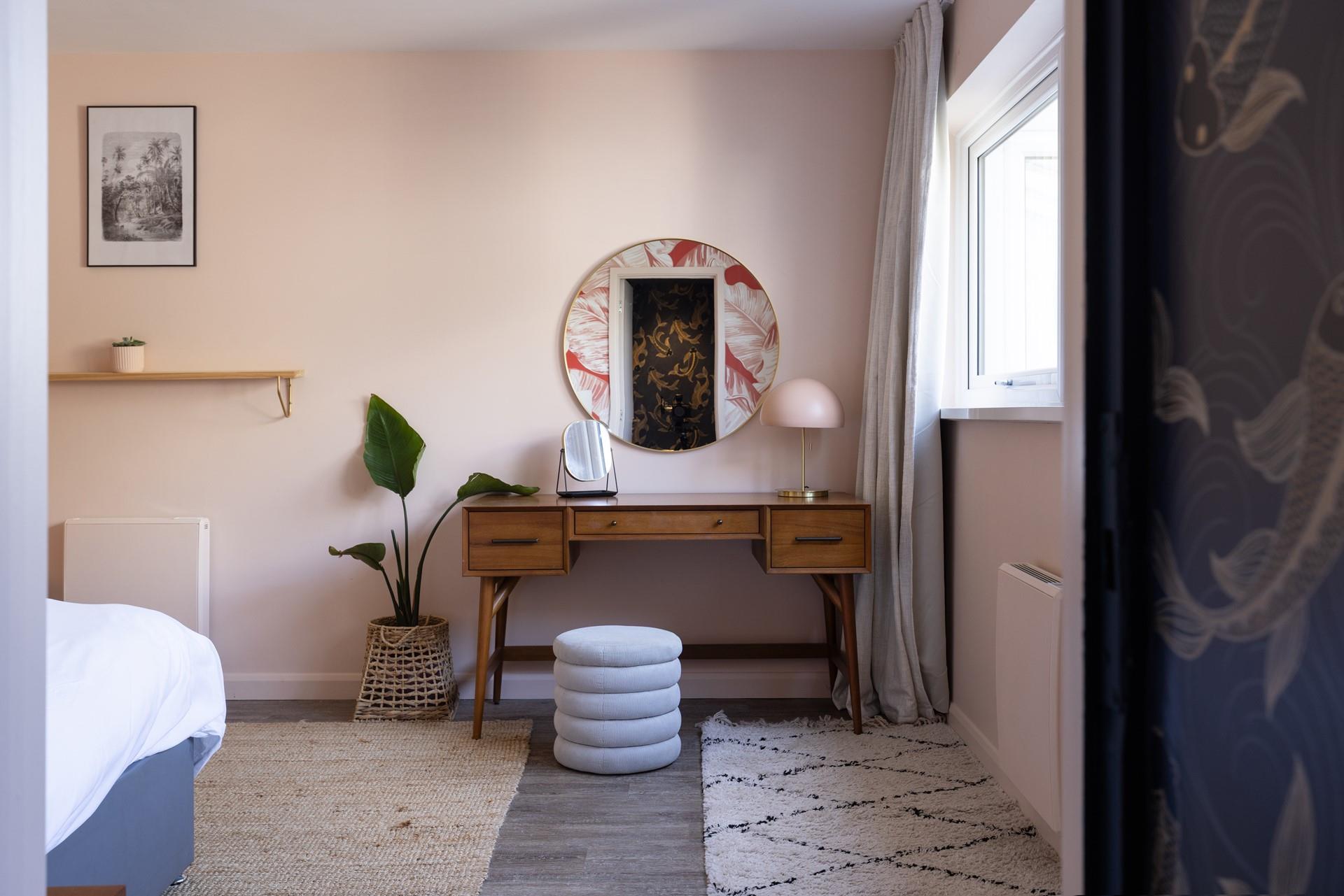 All the bedrooms have a unique style and plenty of space.