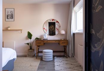 All the bedrooms have a unique style and plenty of space.