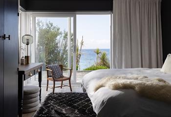 Settle into bed listening to the waves roll into shore as you drift off to sleep.