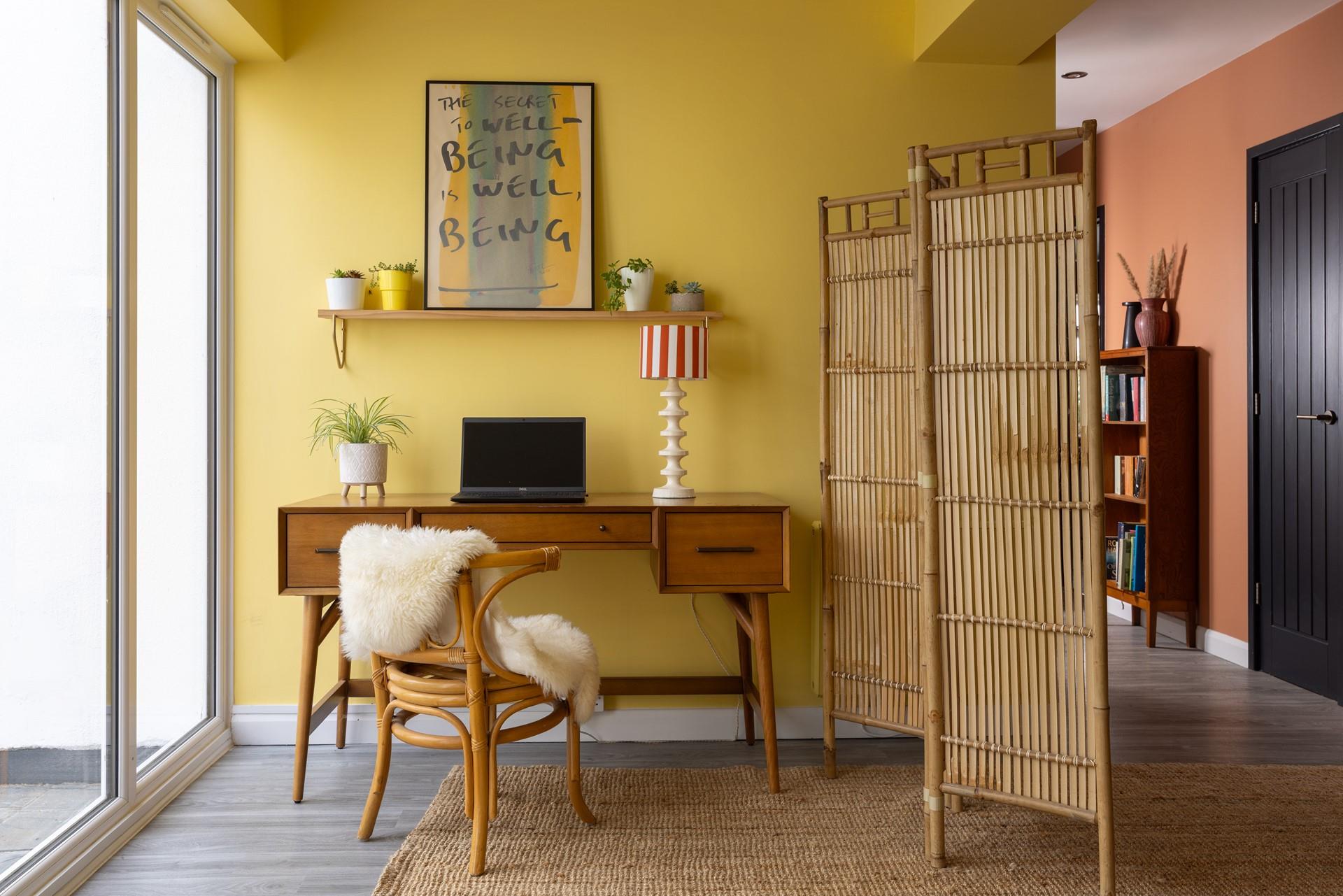 A stylish space for catching up on work, if you need to!