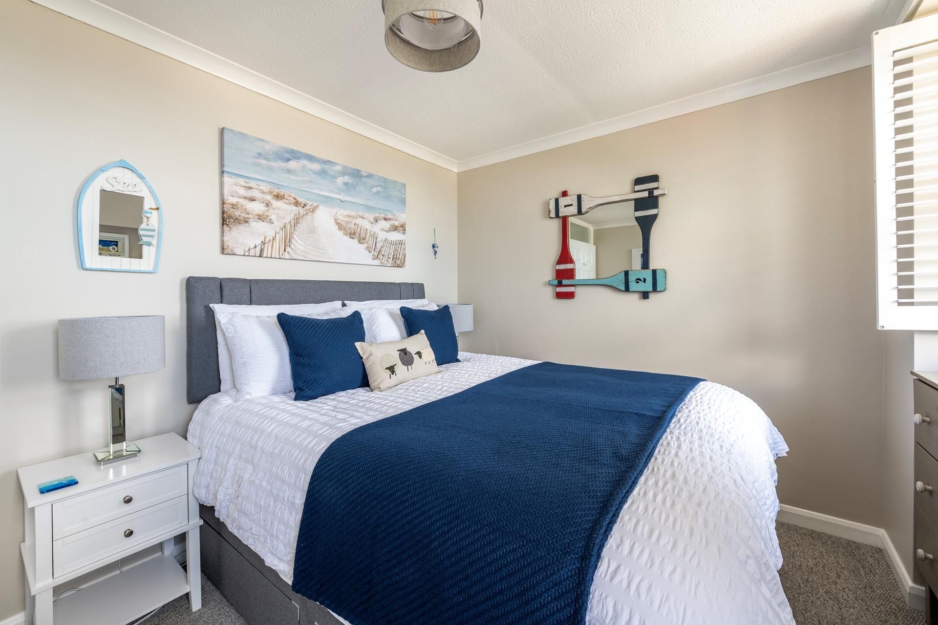 Climb into the soft sheets of the sumptuous king size bed and drift off.