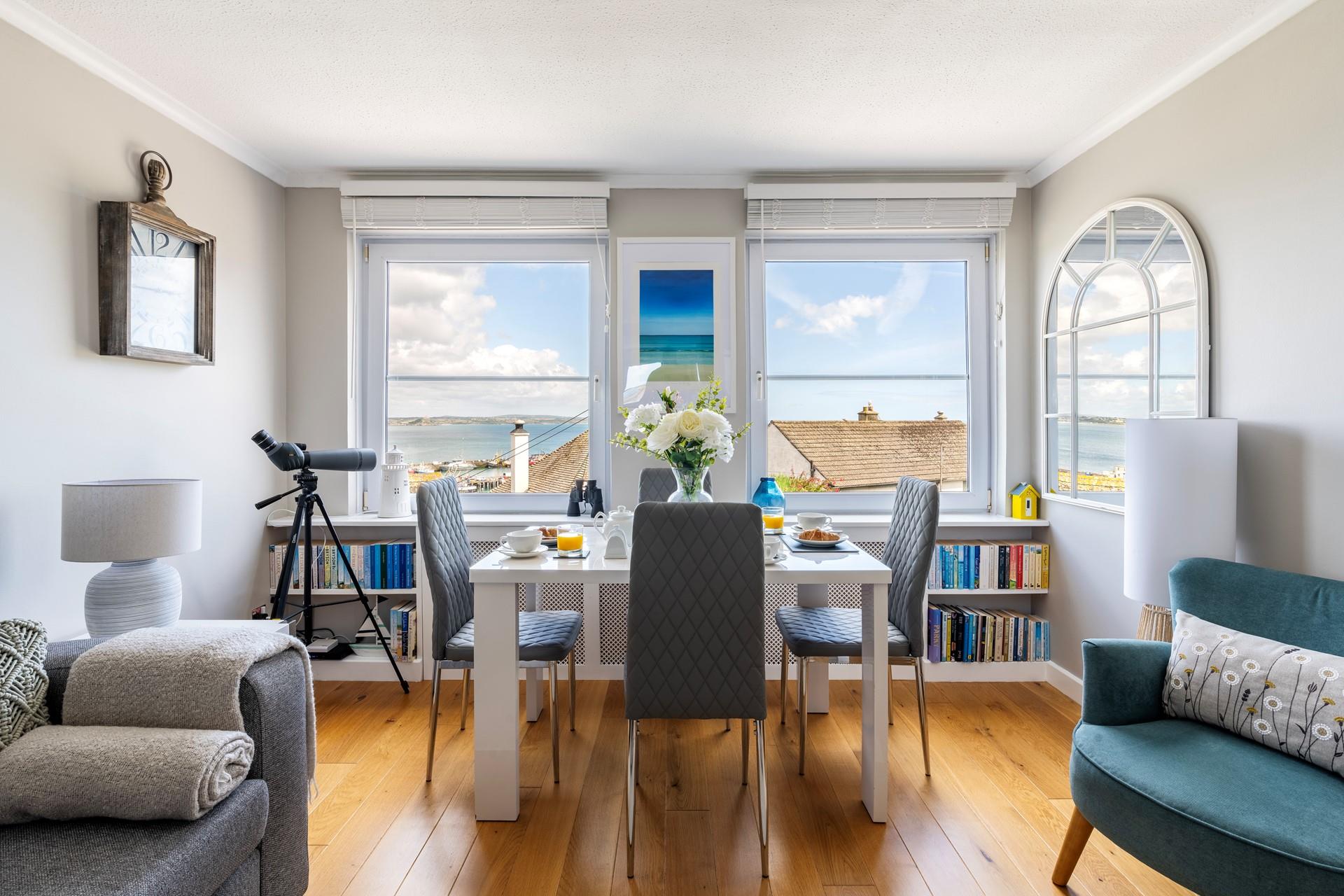 Come back from a day exploring west Cornwall to relax and unwind in the cosy sitting room.