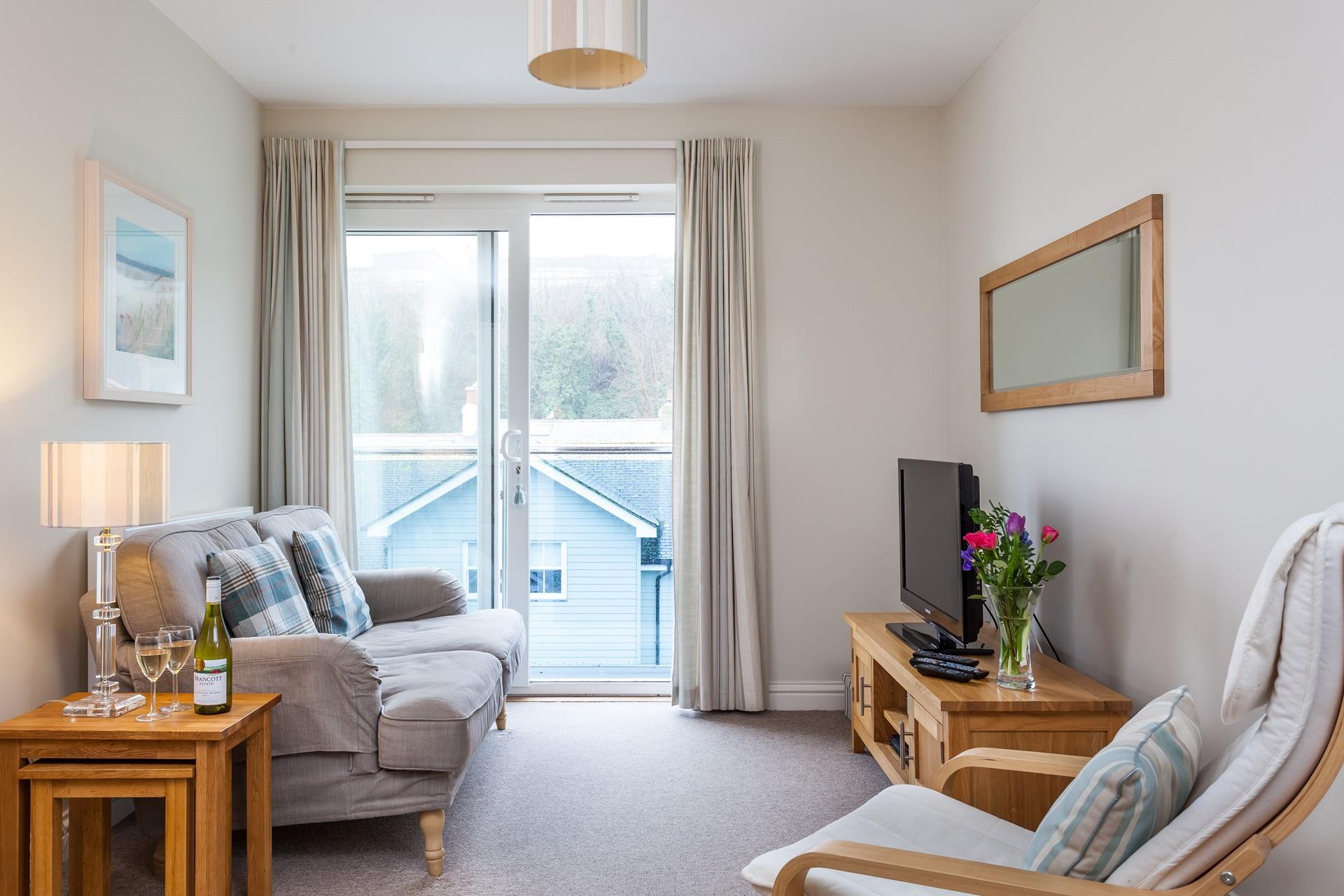 This snug space is wonderful for enjoying an evening of films together.