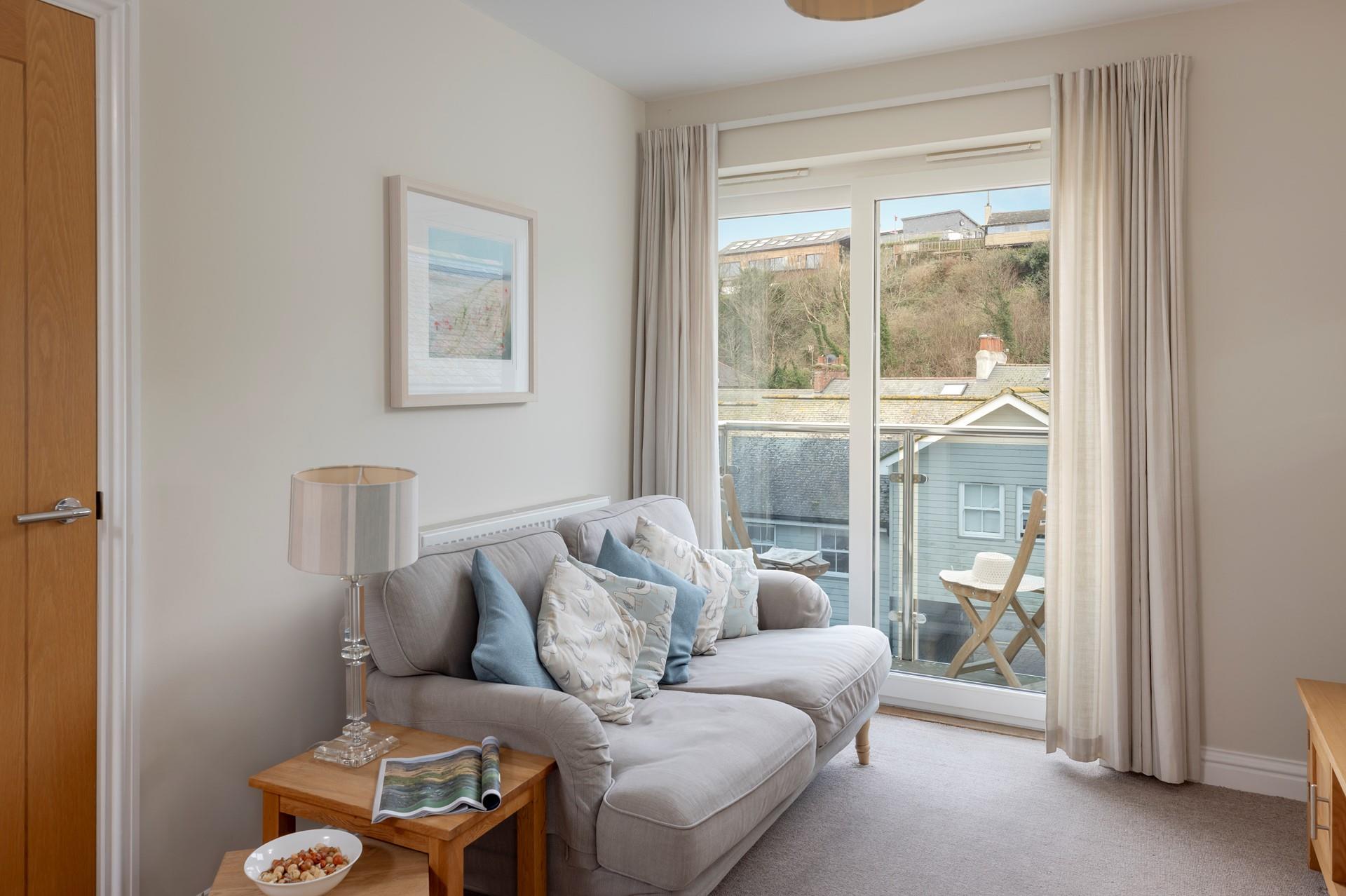 This snug space is wonderful for enjoying an evening of films together.