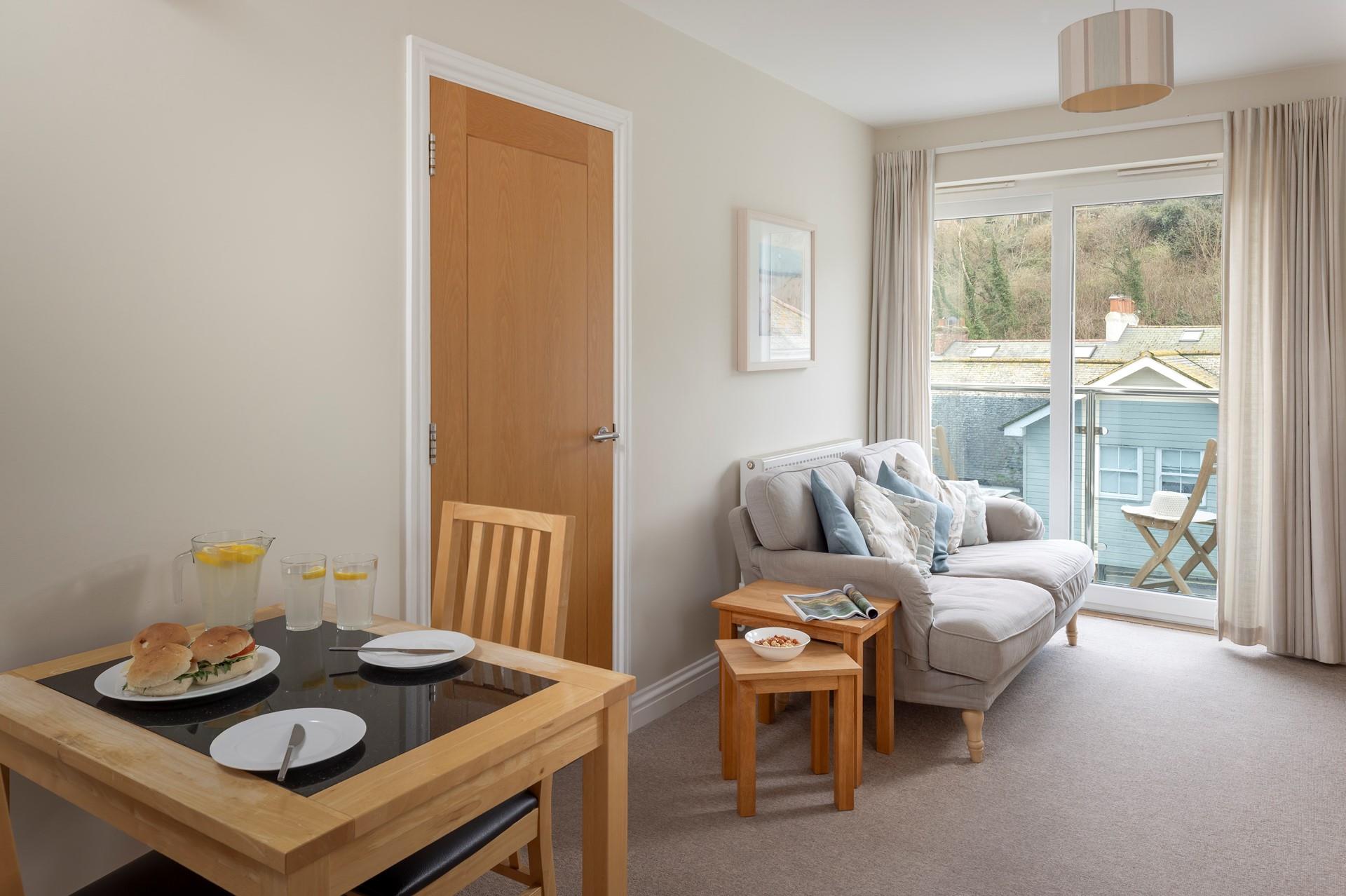 Enjoy a lovely dinner before cosying up on the sofa. 