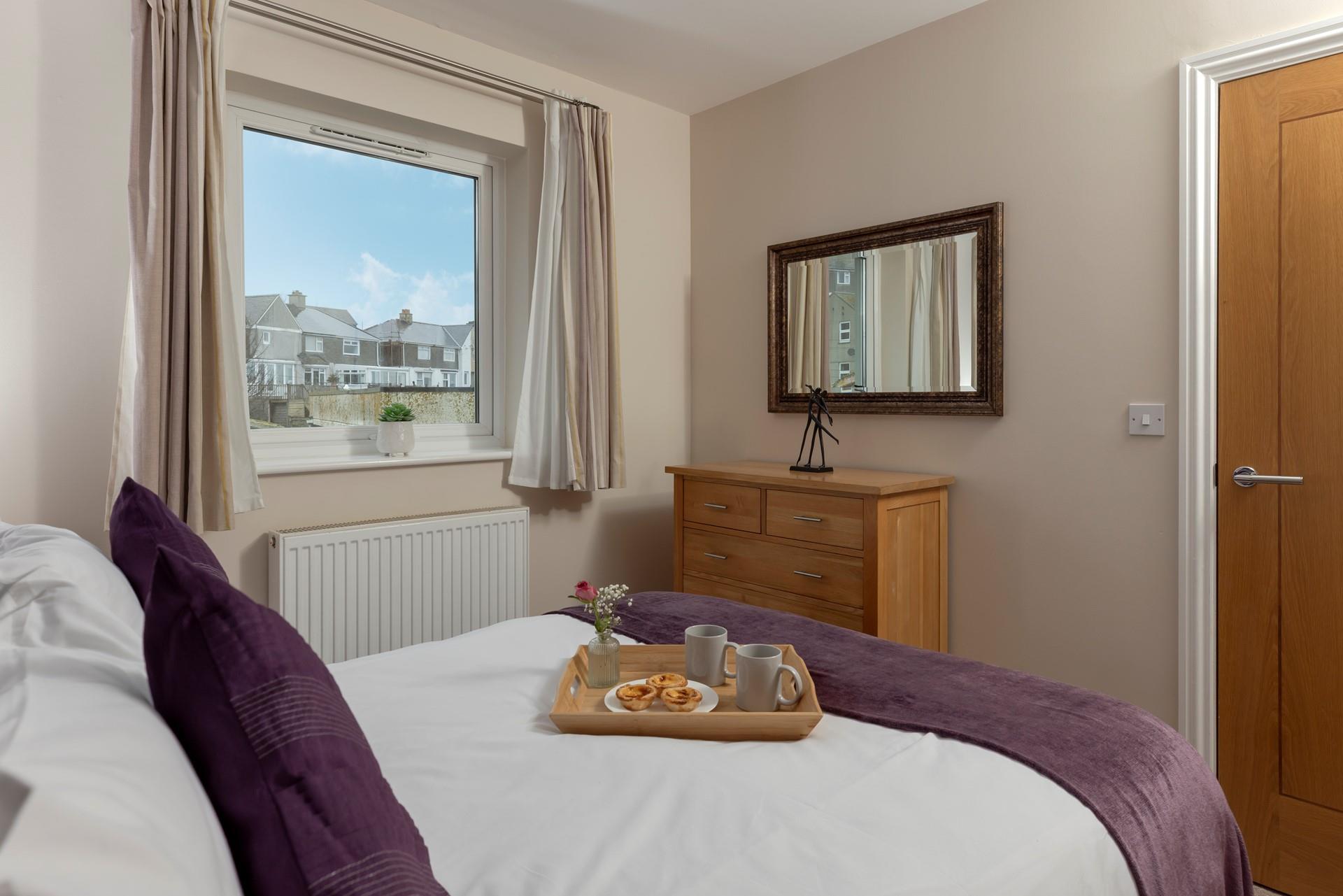 Enjoy breakfast in bed, ready for a day of exploring the town.