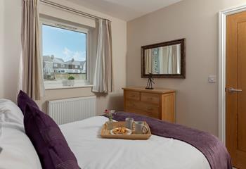 Enjoy breakfast in bed, ready for a day of exploring the town.