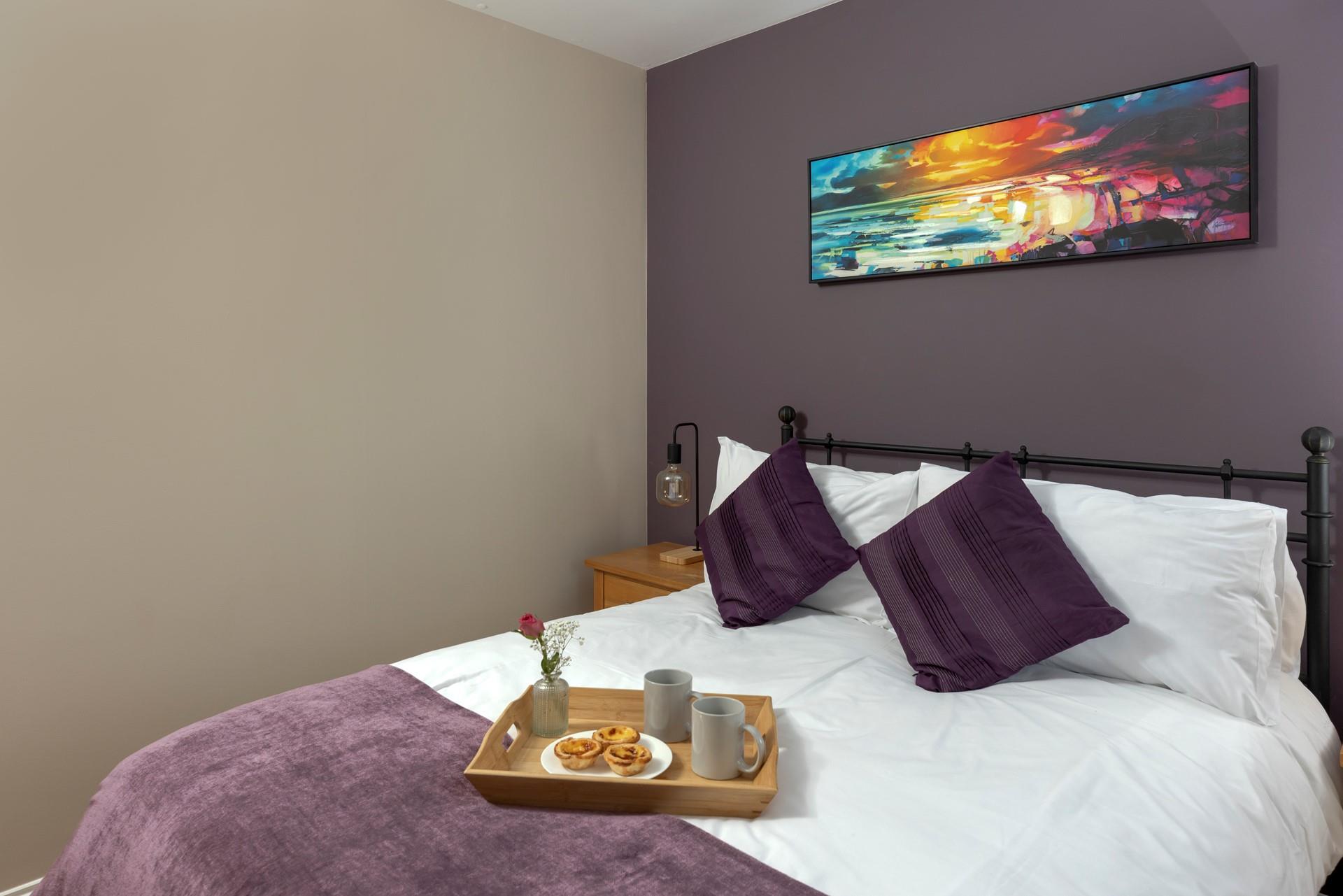 Enjoy breakfast in bed ahead of your next adventure. 