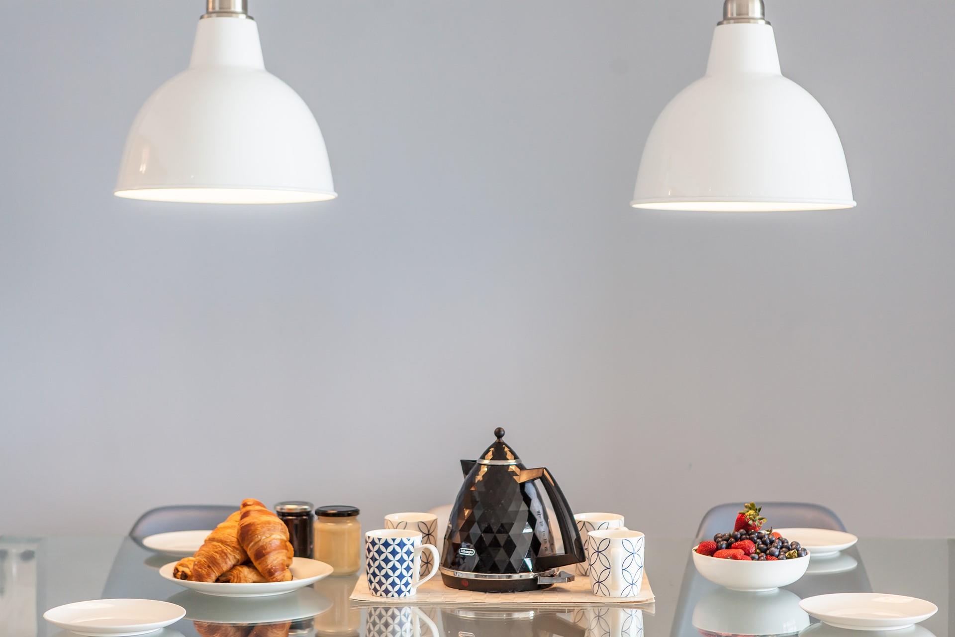 Treat yourselves to an indulgent and lazy breakfast.