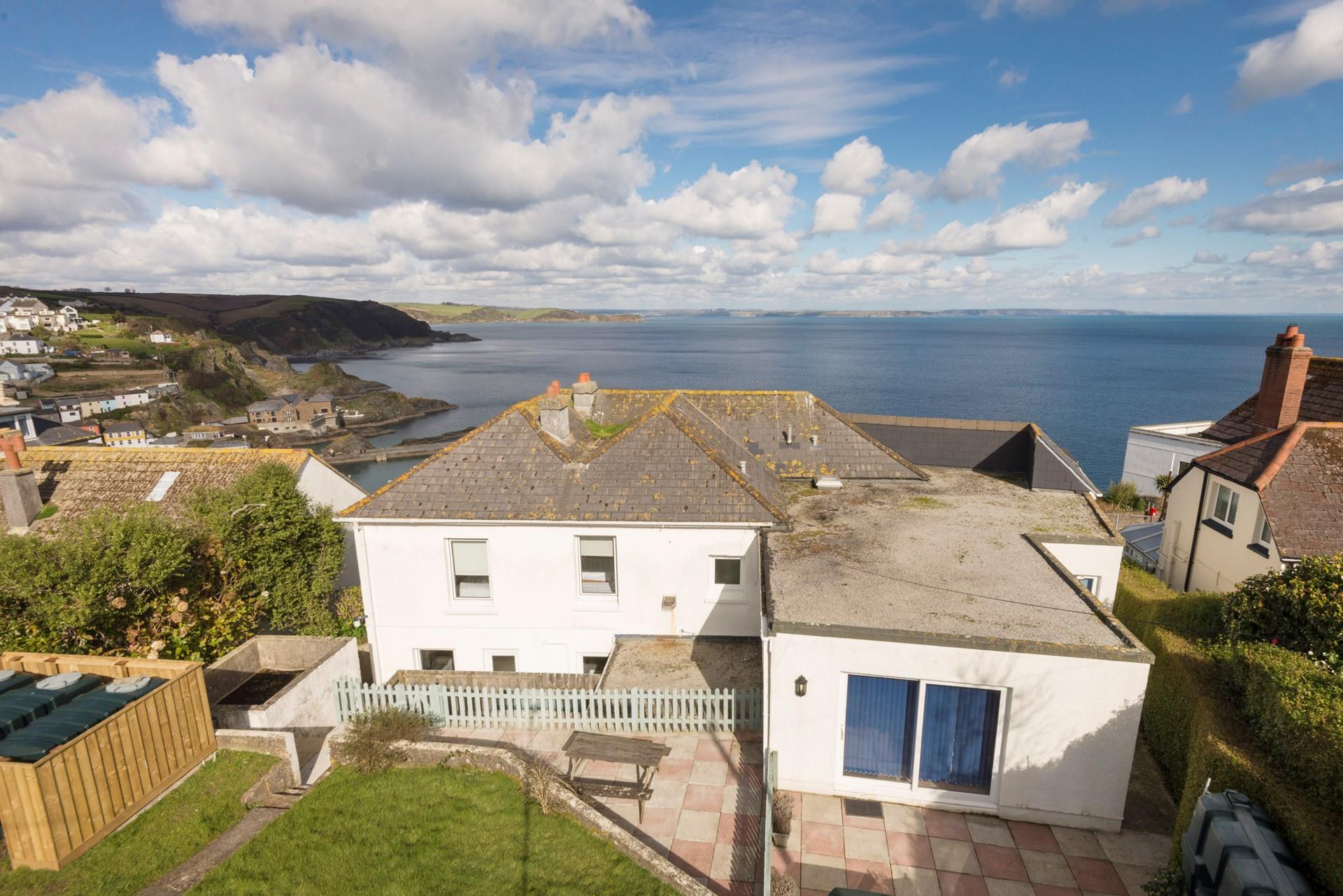 Revel in panoramic views from the top of the terraced garden. 