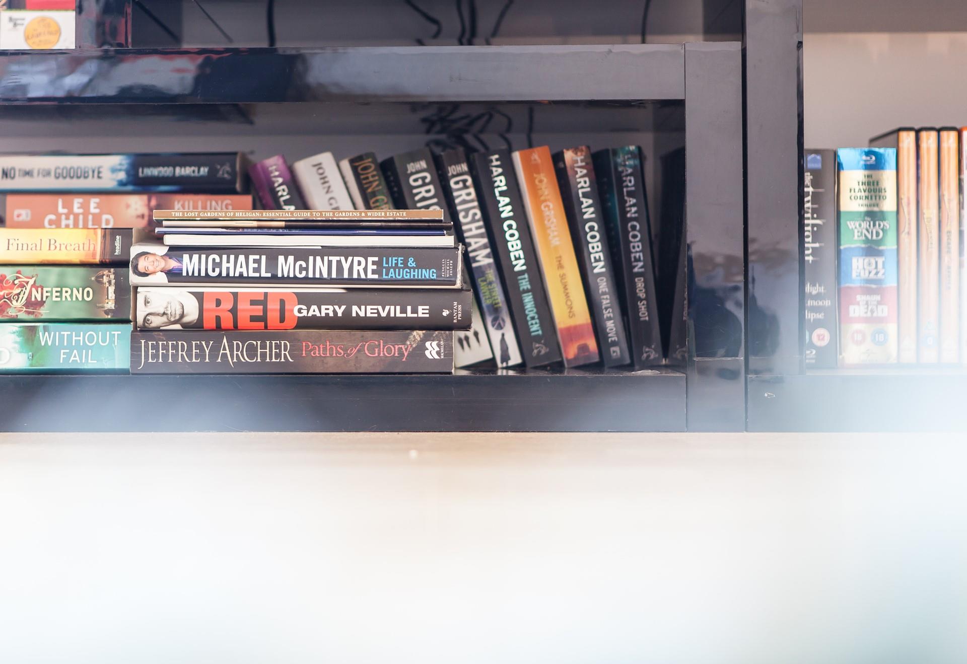 On rainy days cuddle up with a coffee and a good book.