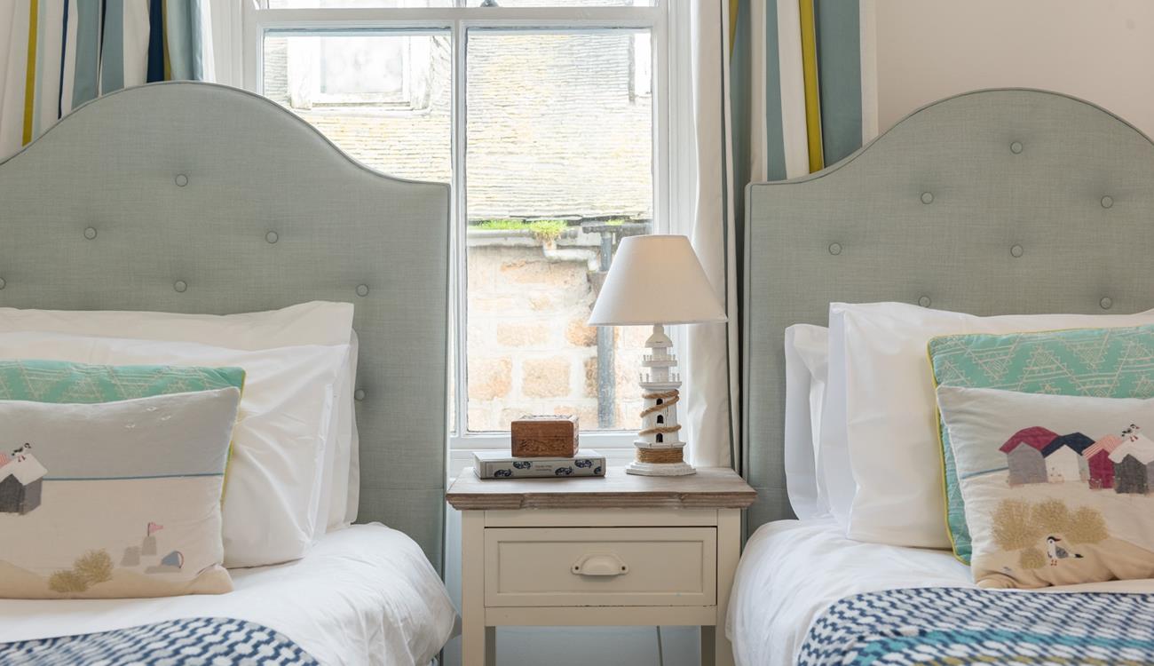 Wander back from the beach for a quiet hour of reading before heading out for the evening.