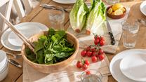 Prepare a fresh salad to enjoy after a day of sunbathing on Porthmeor.