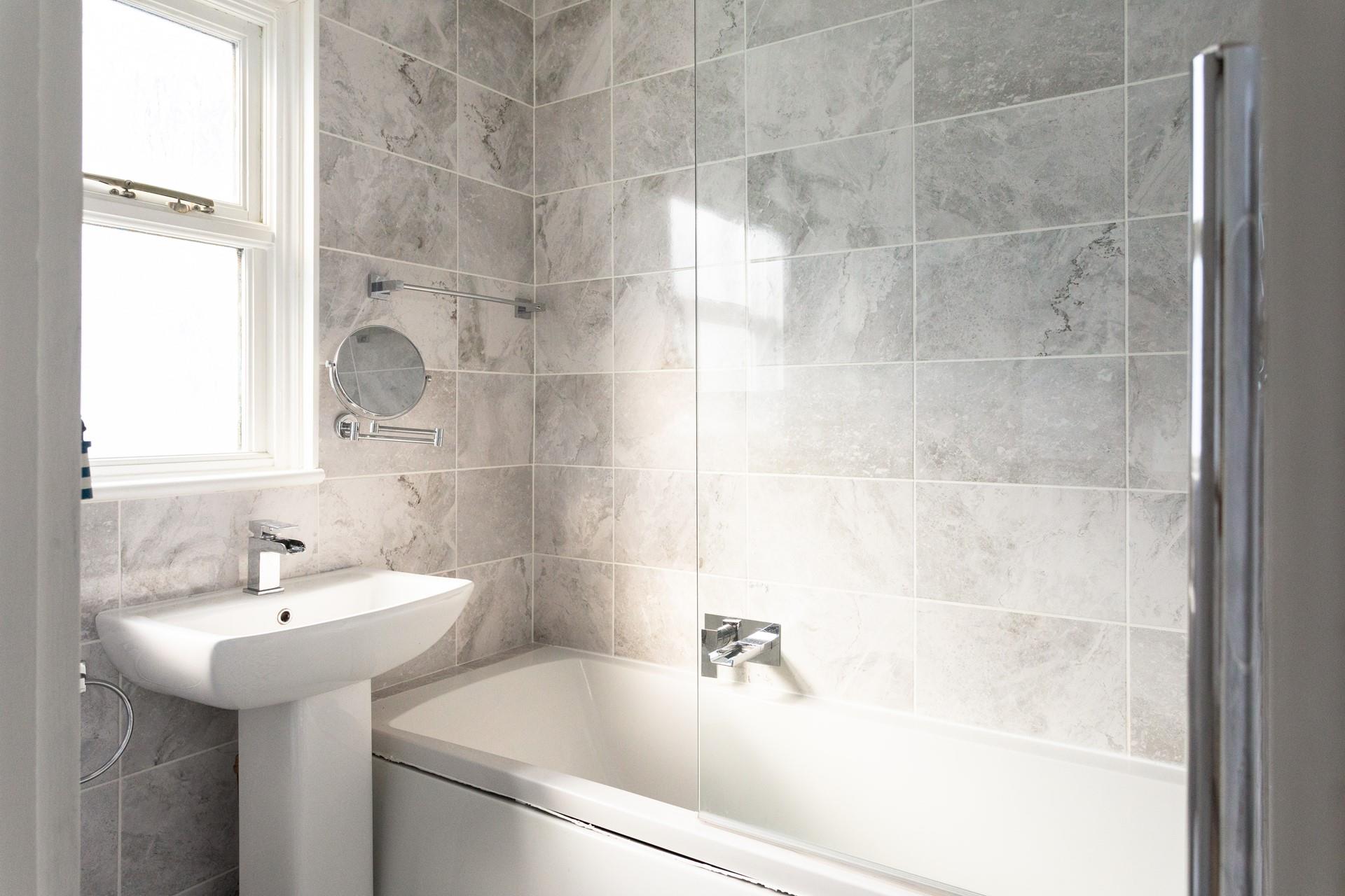 Relax and unwind with a long soak in a bubble bath.