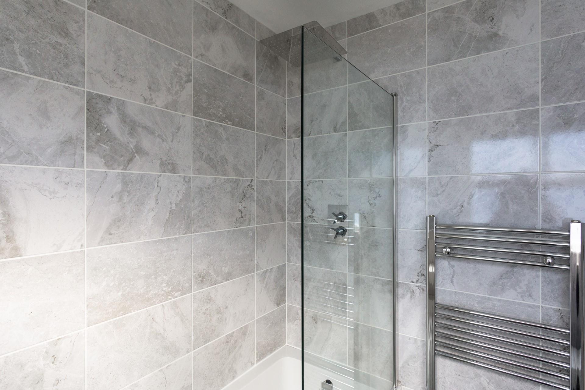 There is also a shower to wash off your sandy toes after a beach day.