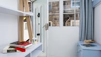 Porch area which opens onto the steps onto the Digey.