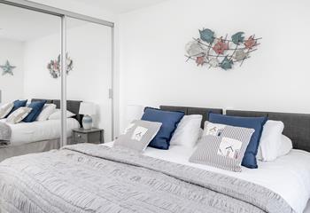 We love the fish decoration and nautical décor in bedroom 2. 