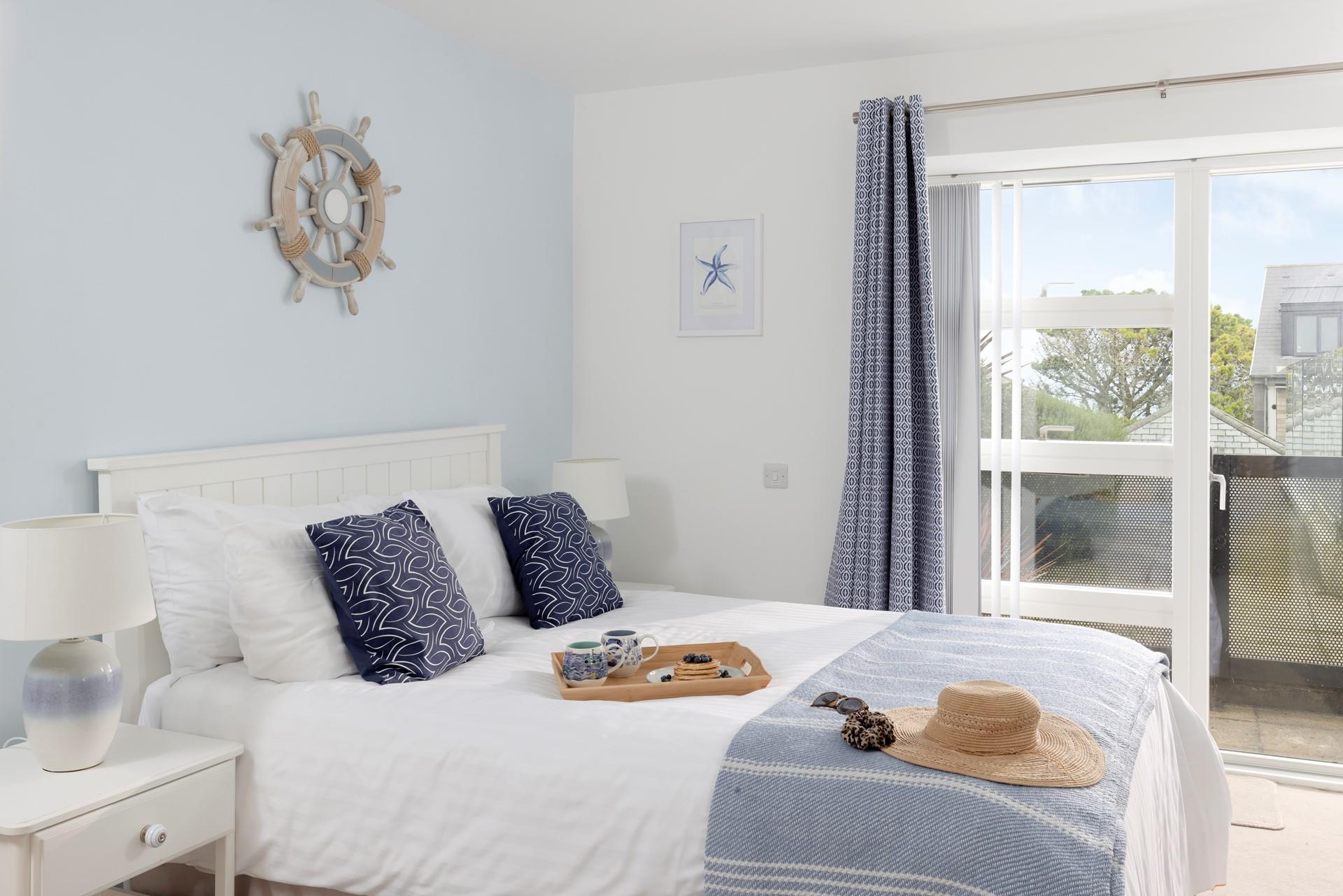 Bedroom 1 features an en-suite shower room, providing convenience and privacy for guests.